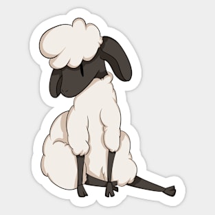 Sitting Sheepy Sticker